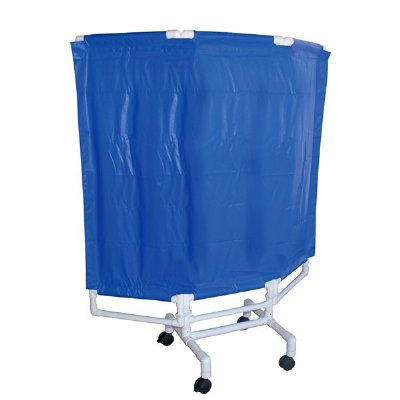 PVC 3 Panel Portable Privacy Screen with 3" Casters, Color Choice