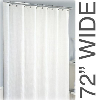 72"W x 90"L Sure-Chek Shower Curtain, Color Choice