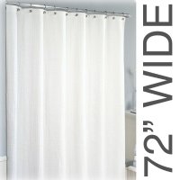 Show product details for 72"W x 90"L Sure-Chek Shower Curtain, Color Choice