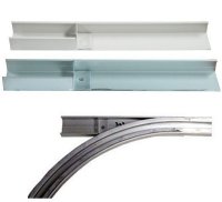 Show product details for Curtain Track Joining Sleeve - Left, Choose Finish