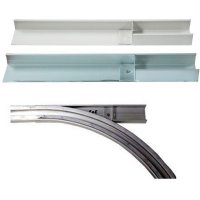 Show product details for Curtain Track Joining Sleeve - Right, Choose Finish