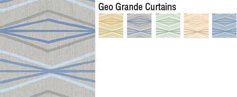 Geo Grande Shield Cubicle Curtains, antimicrobial curtains, stain-resistant curtains