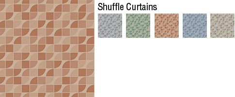 Shuffle Cubicle Curtains, Fire Retardant Curtains, Hospital Curtains, Privacy Curtains
